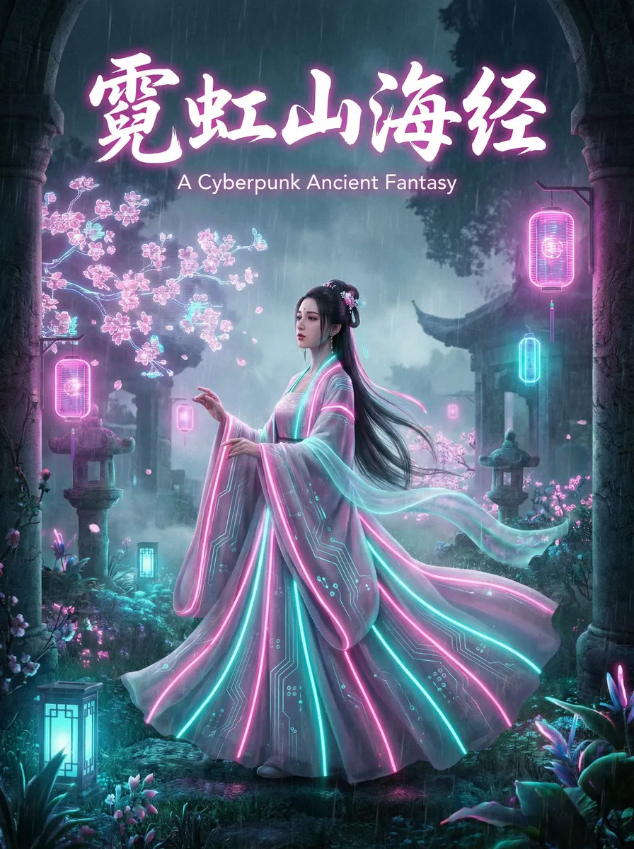 黑桃视频官网 古风奇缘短剧 - 霓虹山海经海报